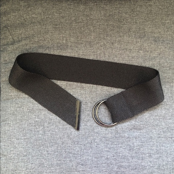 Banana Republic Factory Knit Black Belt - Picture 2 of 5